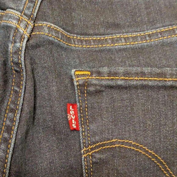Levi's 311 Shaping Skinny Jeans  Womens 30x30 Dark Wash Blue Pullon Denim - EUC - Picture 8 of 13